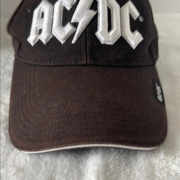 AC/DC Brown Cap with White Logo - Picture 1 of 4